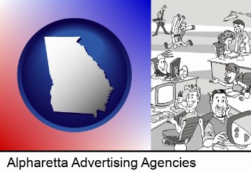 an advertising agency in Alpharetta, GA