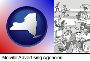 an advertising agency in Melville, NY